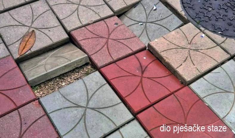 Sanirana oštećenja staze u ul Maršala Tita