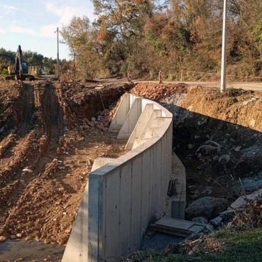 Radovi na putu ka Krutama